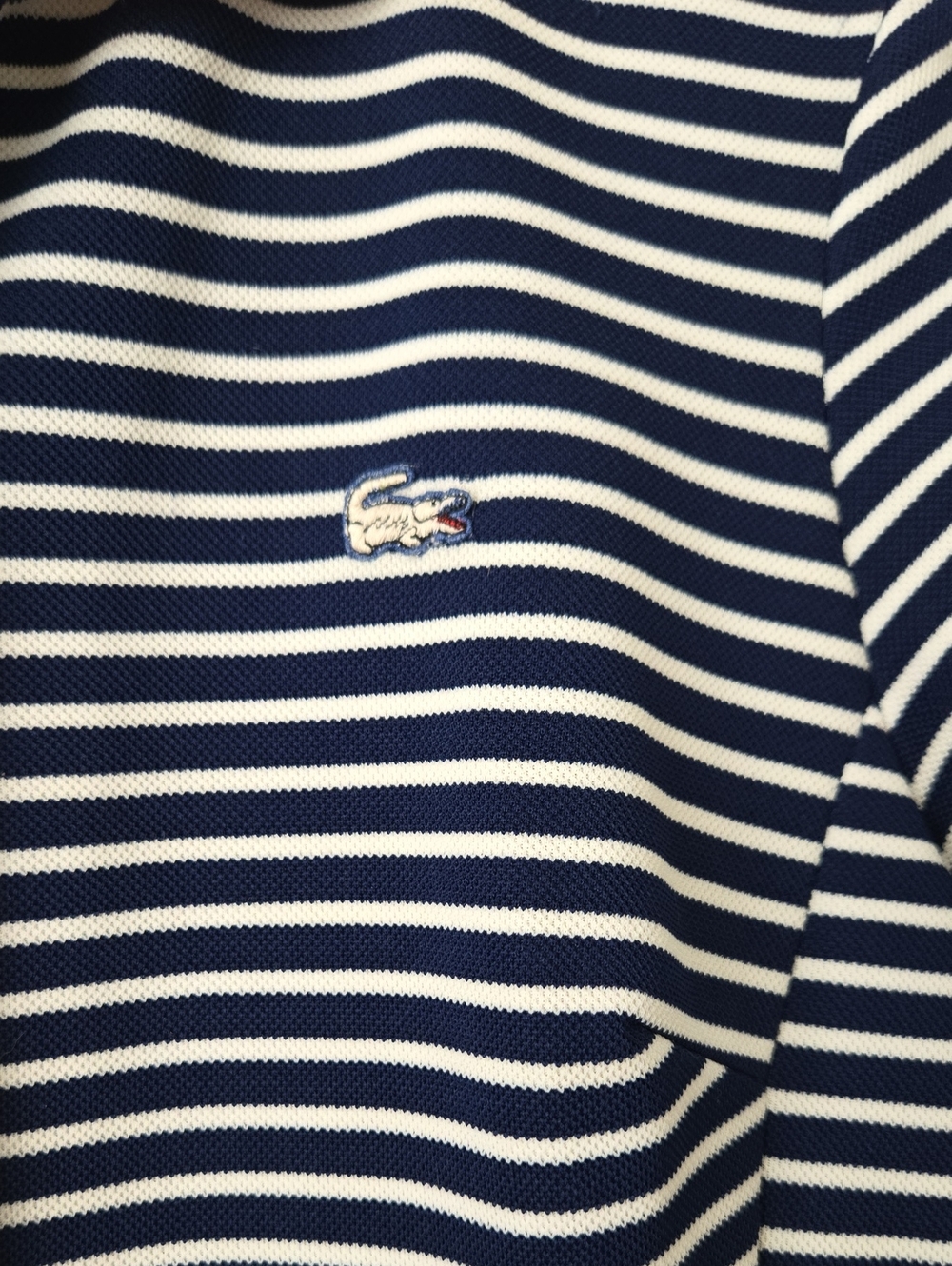 Vintage Chemise Lacoste Striped Polo Dress 70s/80s - Picture 3 of 8